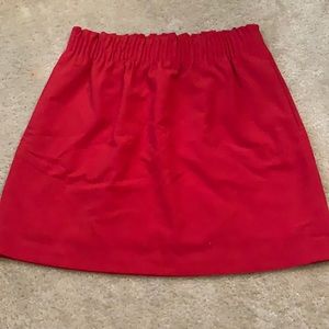 Red JCrew Skirt